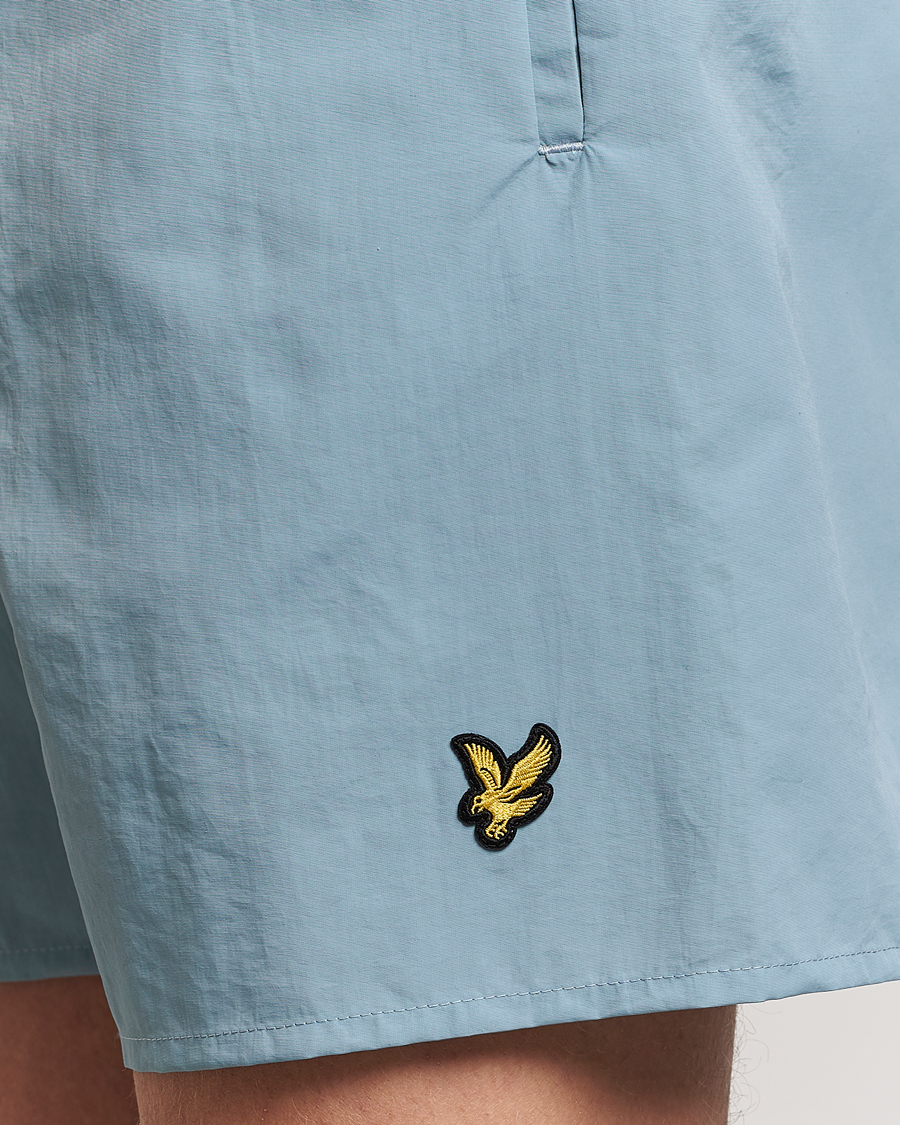 Hombres | Bañadores | Lyle & Scott | Plain Swimshorts Slate Blue