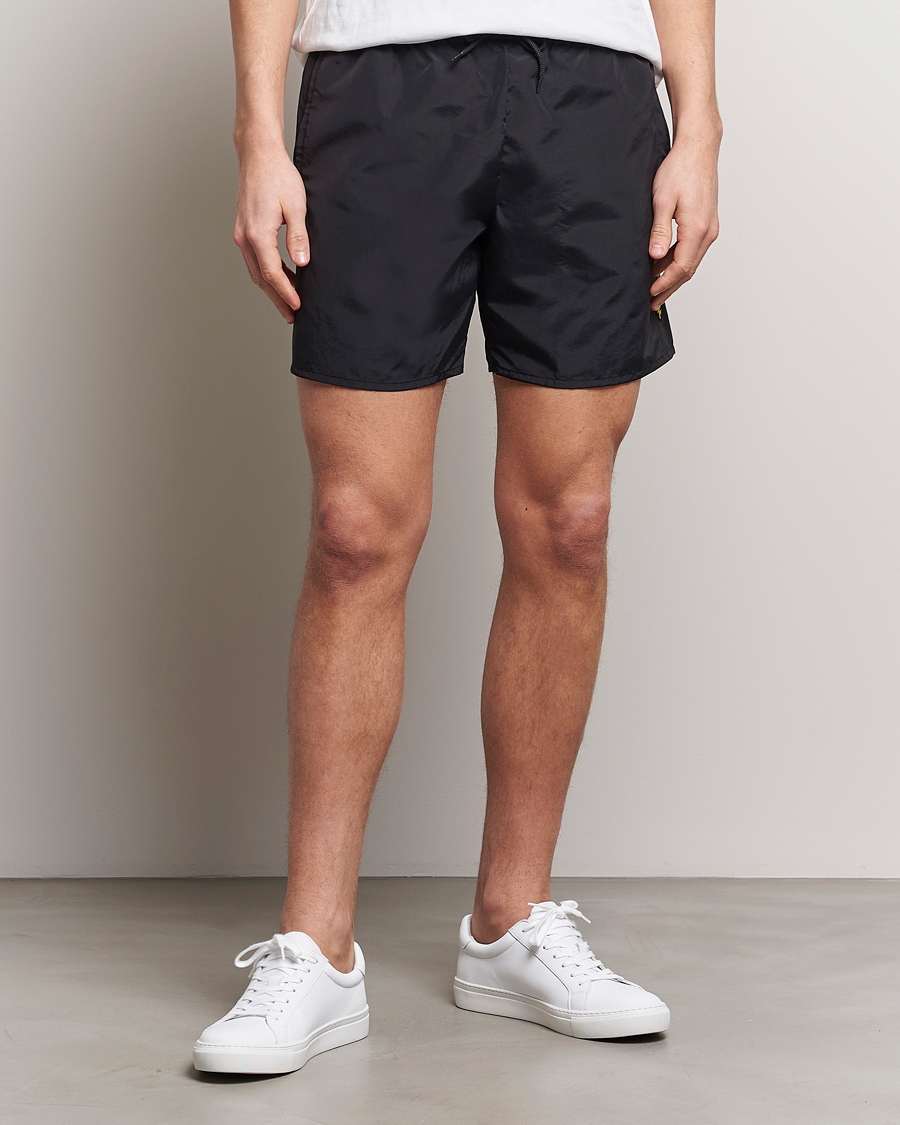 Hombres | Bañadores | Lyle & Scott | Plain Swimshorts Jet Black