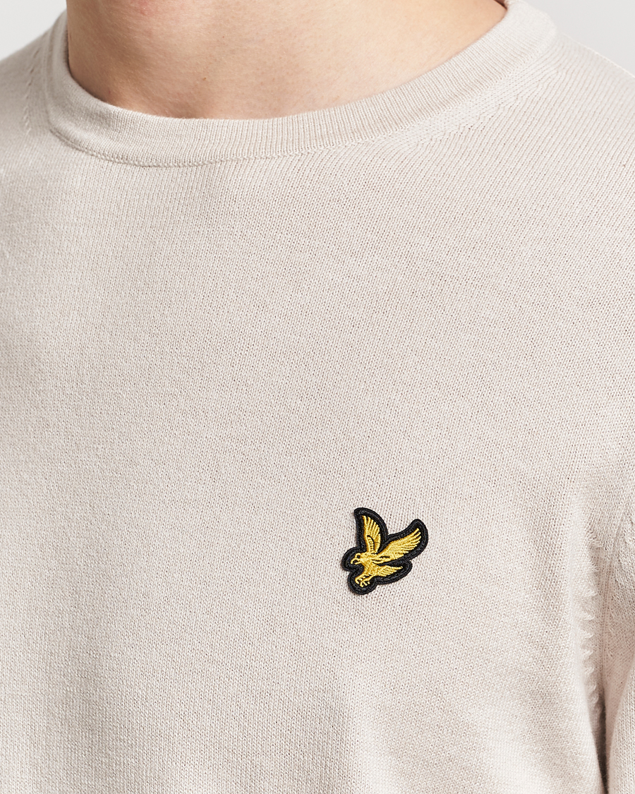 Hombres | Jerséis y prendas de punto | Lyle & Scott | Cotton/Merino Knitted Crew Neck Cove