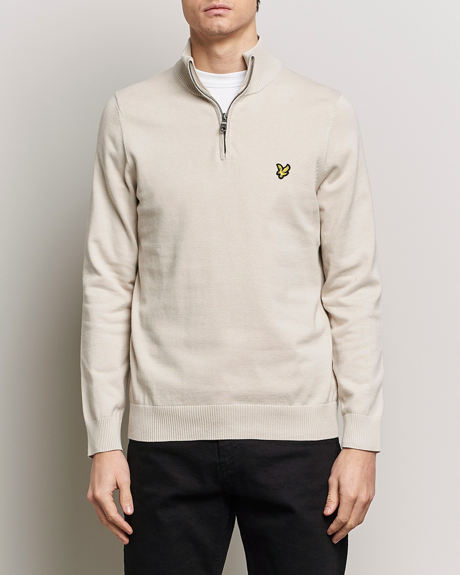 Hombres | Rebajas ropa | Lyle & Scott | Cotton Knitted Half Zip Cove