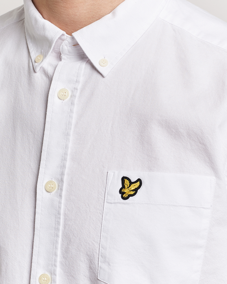 Hombres | Camisas | Lyle & Scott | Lightweight Oxford Short Sleeve Shirt White