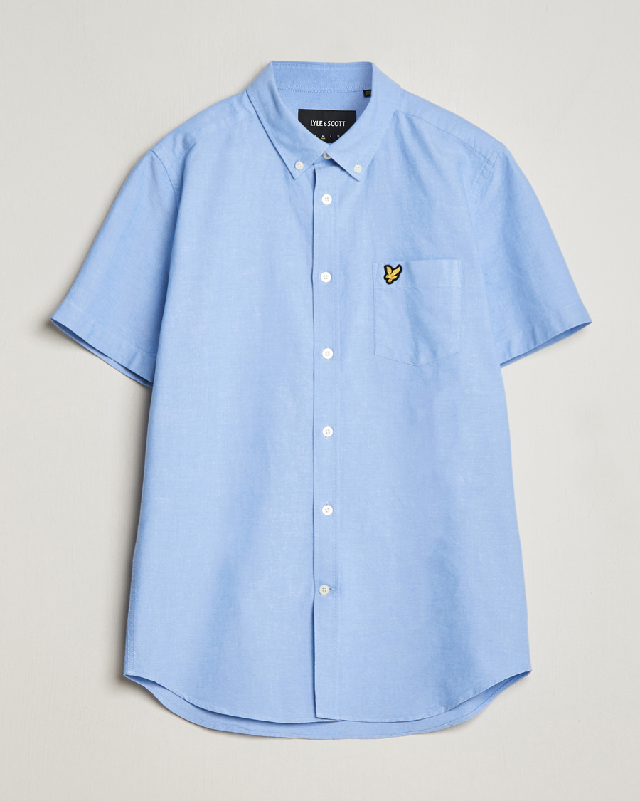 Hombres | Camisas | Lyle & Scott | Lightweight Oxford Short Sleeve Shirt Riviera