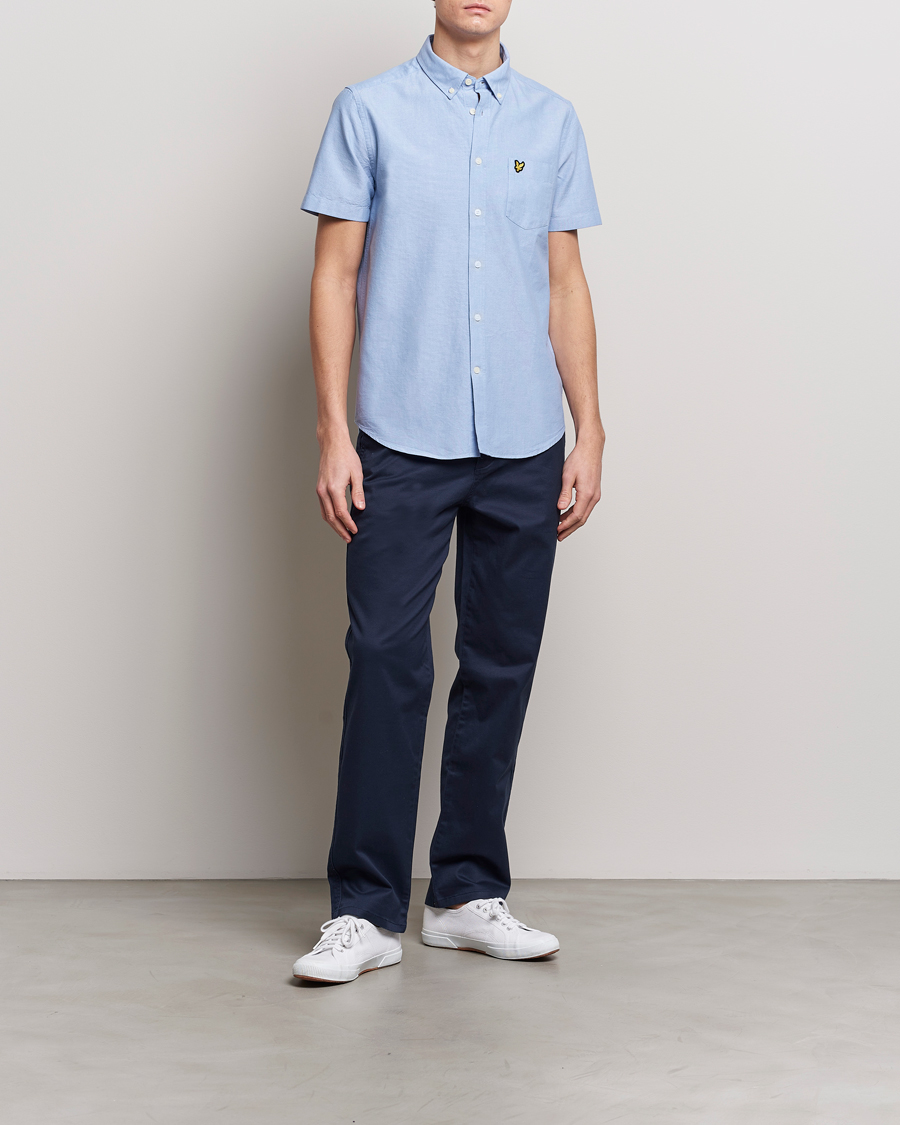 Hombres | Camisas | Lyle & Scott | Lightweight Oxford Short Sleeve Shirt Riviera