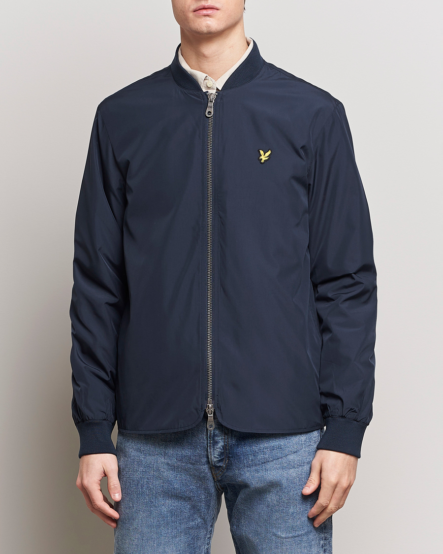 Hombres | Abrigos y chaquetas | Lyle & Scott | Nylon Bomber Jacket Dark Navy