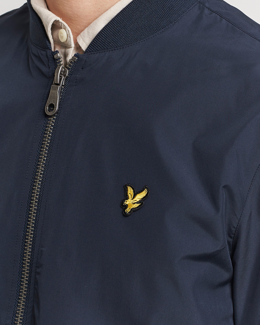 Hombres | Abrigos y chaquetas | Lyle & Scott | Nylon Bomber Jacket Dark Navy