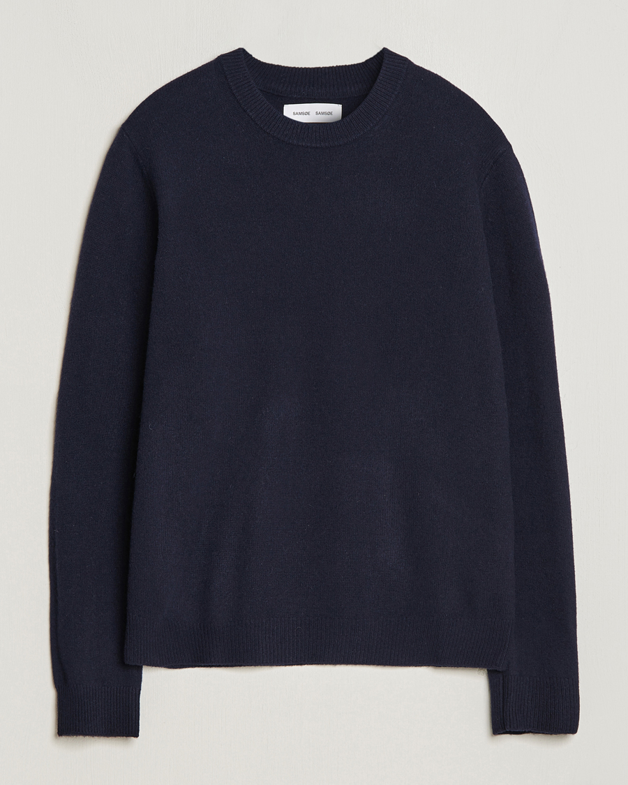 Hombres | Jerséis y prendas de punto | Samsøe Samsøe | Isak Crew Neck Salute