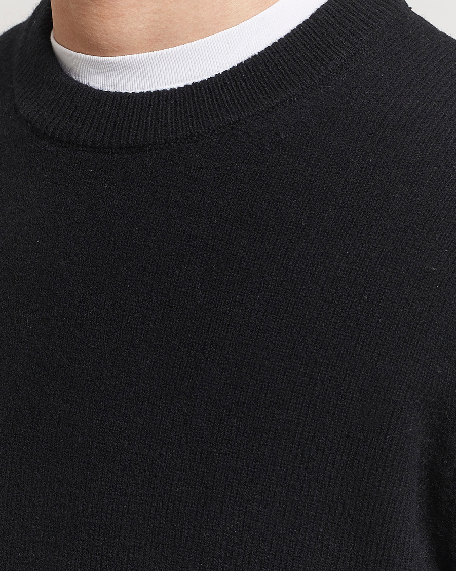 Hombres | Jerséis y prendas de punto | Samsøe Samsøe | Isak Crew Neck Black