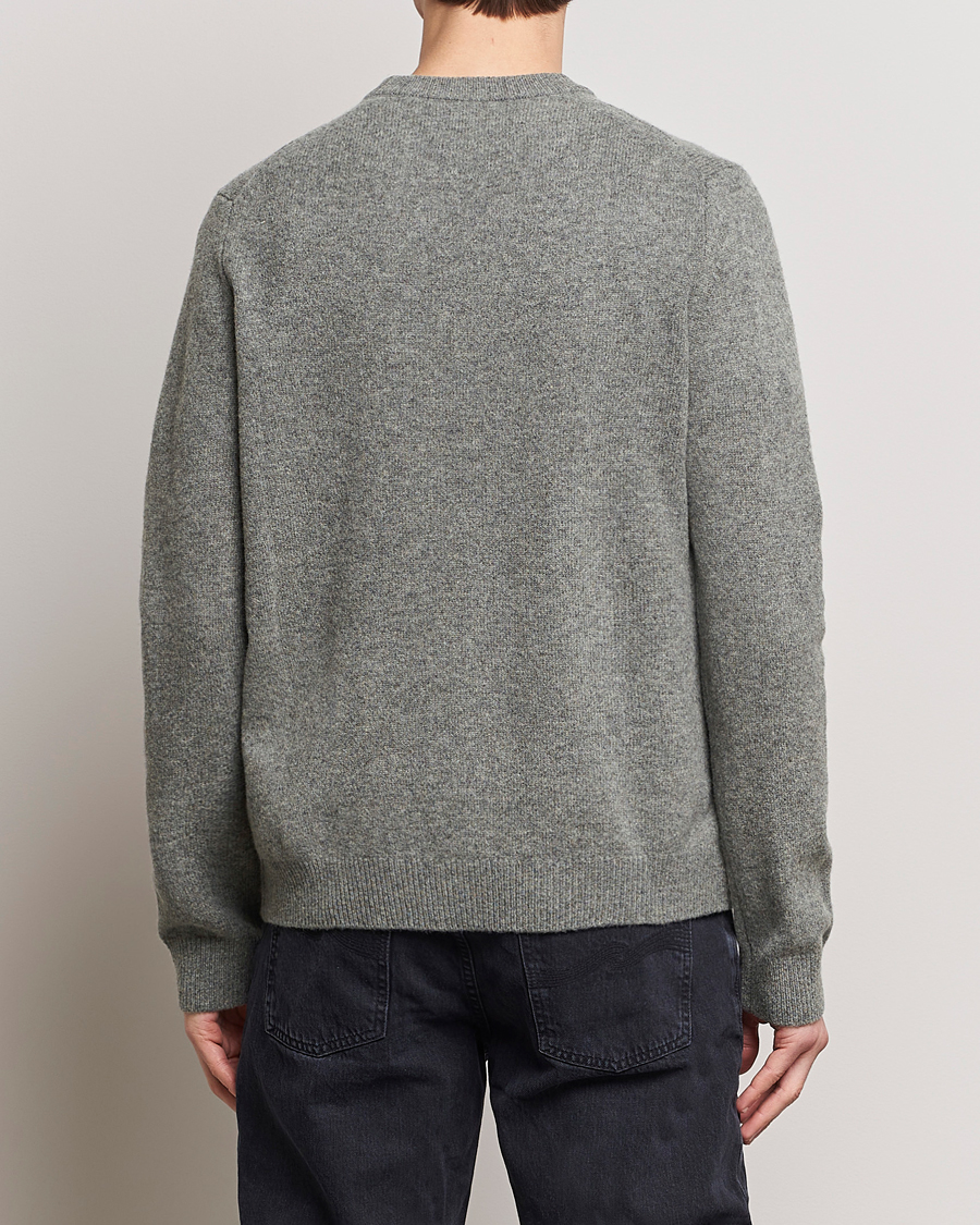 Hombres | Jerséis y prendas de punto | Samsøe Samsøe | Isak Crew Neck Dark Grey