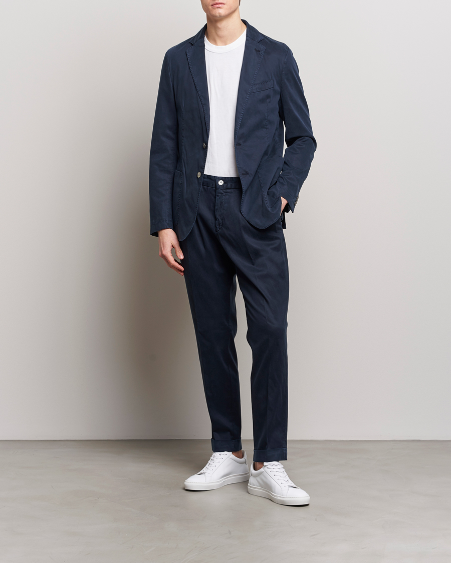 Hombres | Trajes | BOSS BLACK | Hanry Cotton Suit Dark Blue
