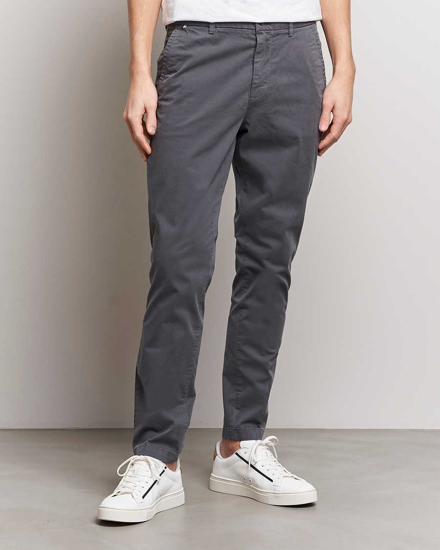 Hombres | Ropa | BOSS BLACK | Kaiton Cotton Pants Medium Grey