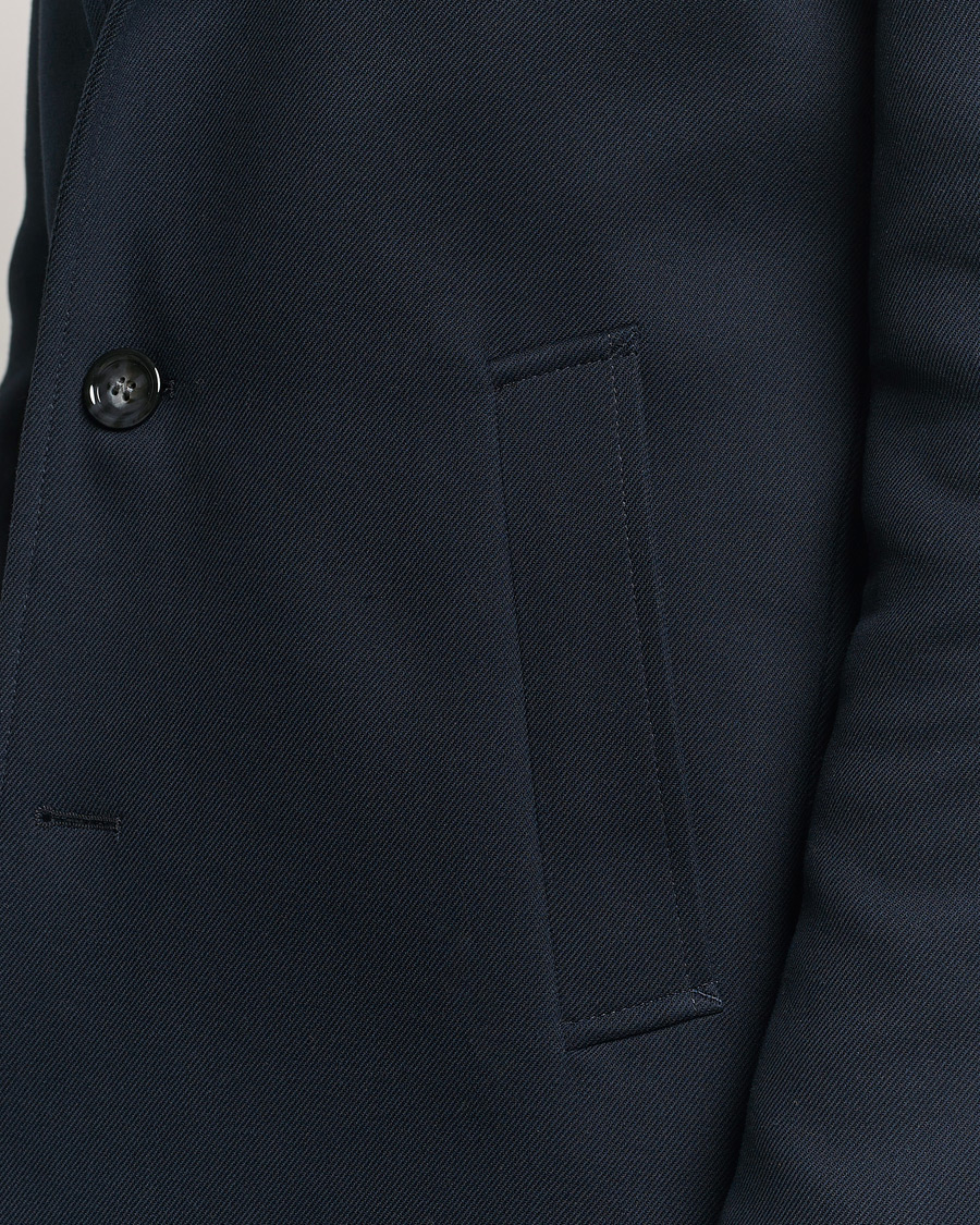 Hombres | Abrigos y chaquetas | BOSS BLACK | Hyde Cotton Coat Dark Blue