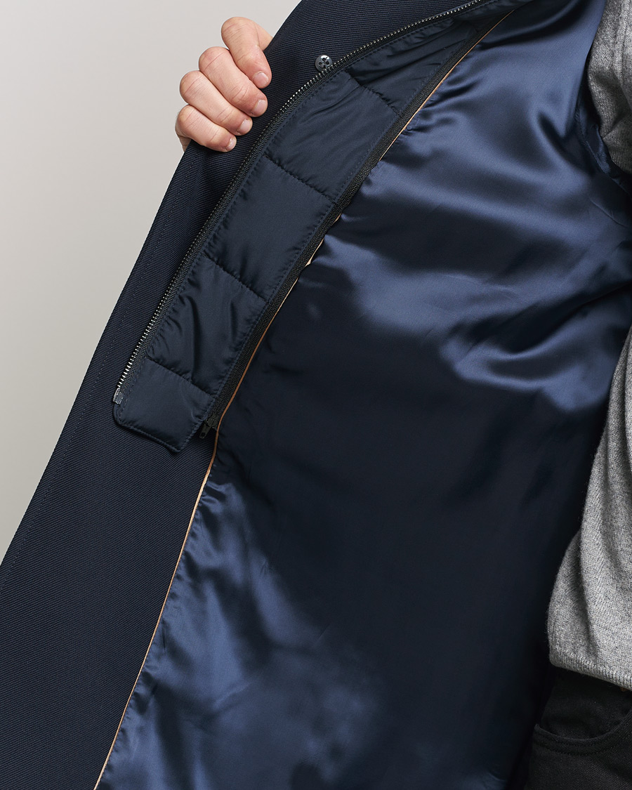 Hombres | Abrigos y chaquetas | BOSS BLACK | Hyde Cotton Coat Dark Blue