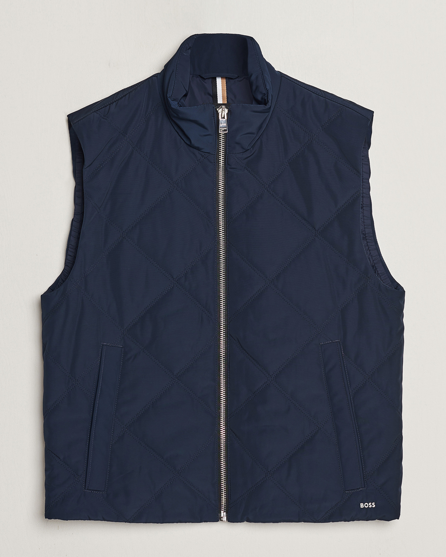 Hombres | Abrigos y chaquetas | BOSS BLACK | Crebo Vest Dark Blue