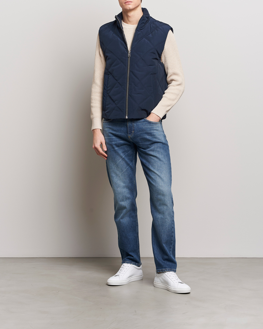 Hombres | Abrigos y chaquetas | BOSS BLACK | Crebo Vest Dark Blue