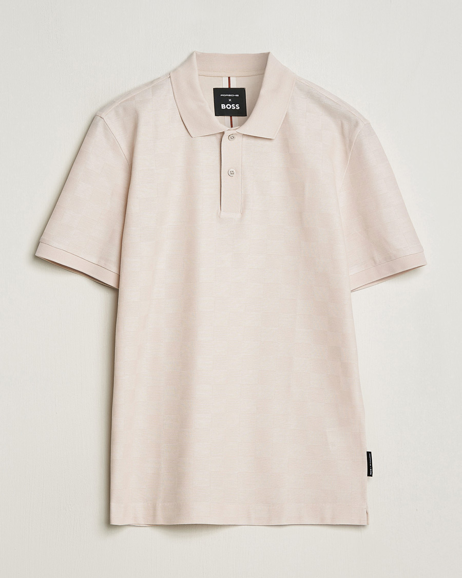 Hombres | Polos | BOSS BLACK | Porsche Parlay Jersey Piké Open White