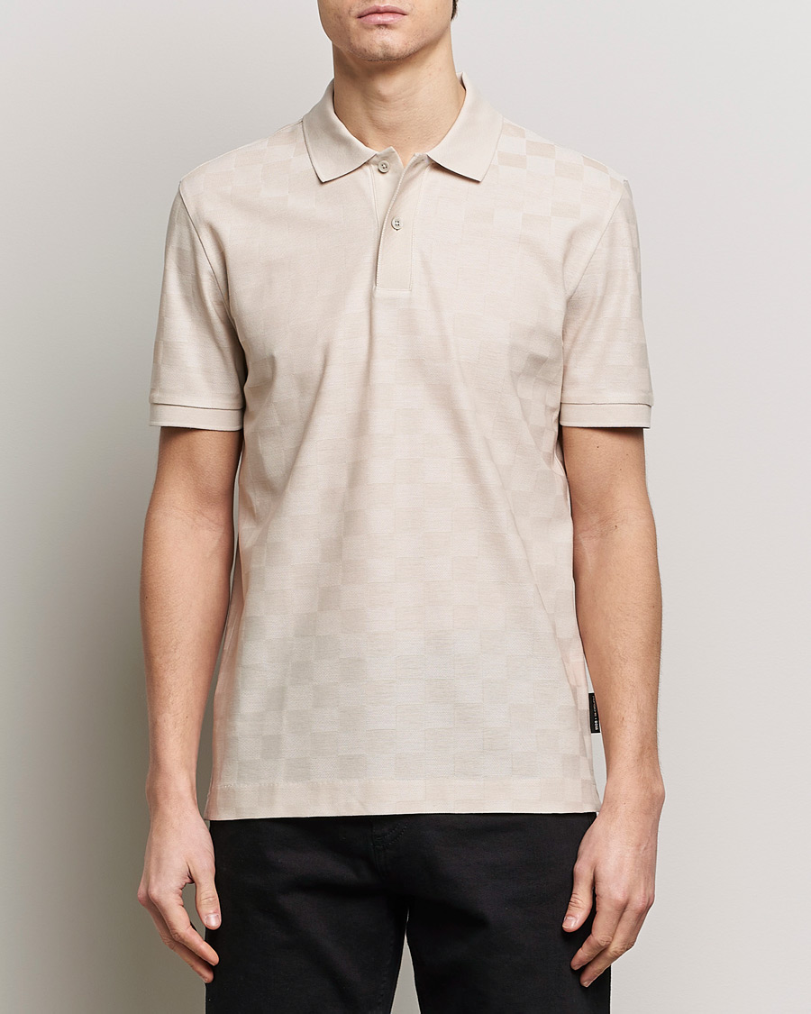 Hombres | Polos | BOSS BLACK | Porsche Parlay Jersey Piké Open White