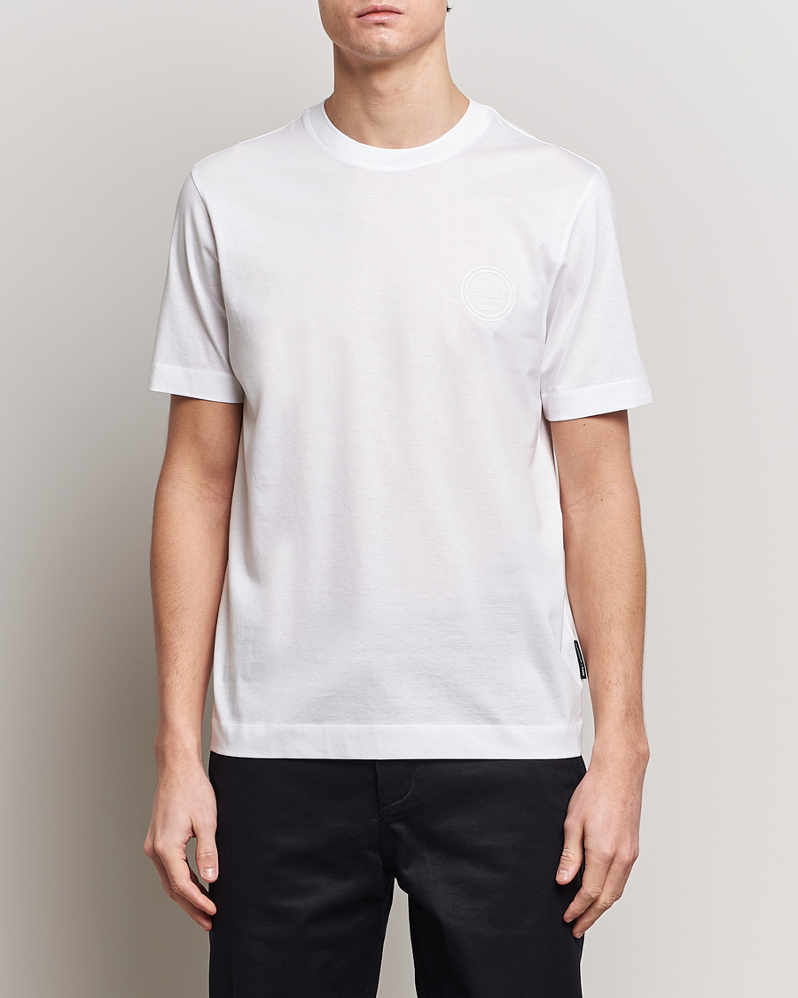 Hombres | Camisetas de manga corta | BOSS BLACK | Porsche Thompson T-Shirt White