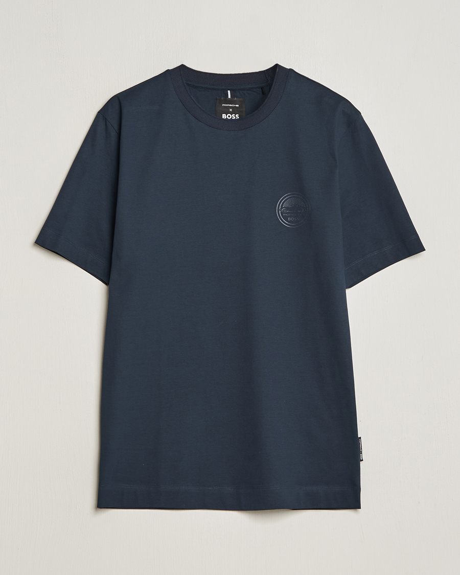 Hombres | Camisetas | BOSS BLACK | Porsche Thompson T-Shirt Dark Blue