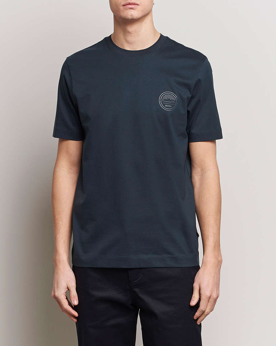 Hombres | Camisetas | BOSS BLACK | Porsche Thompson T-Shirt Dark Blue