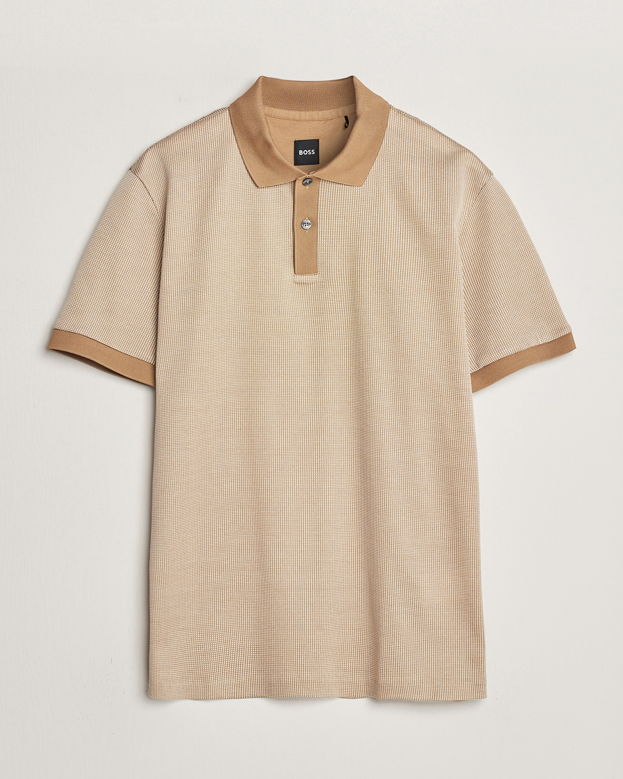 Hombres | Polos | BOSS BLACK | Parlay Jersey Piké Medium Beige