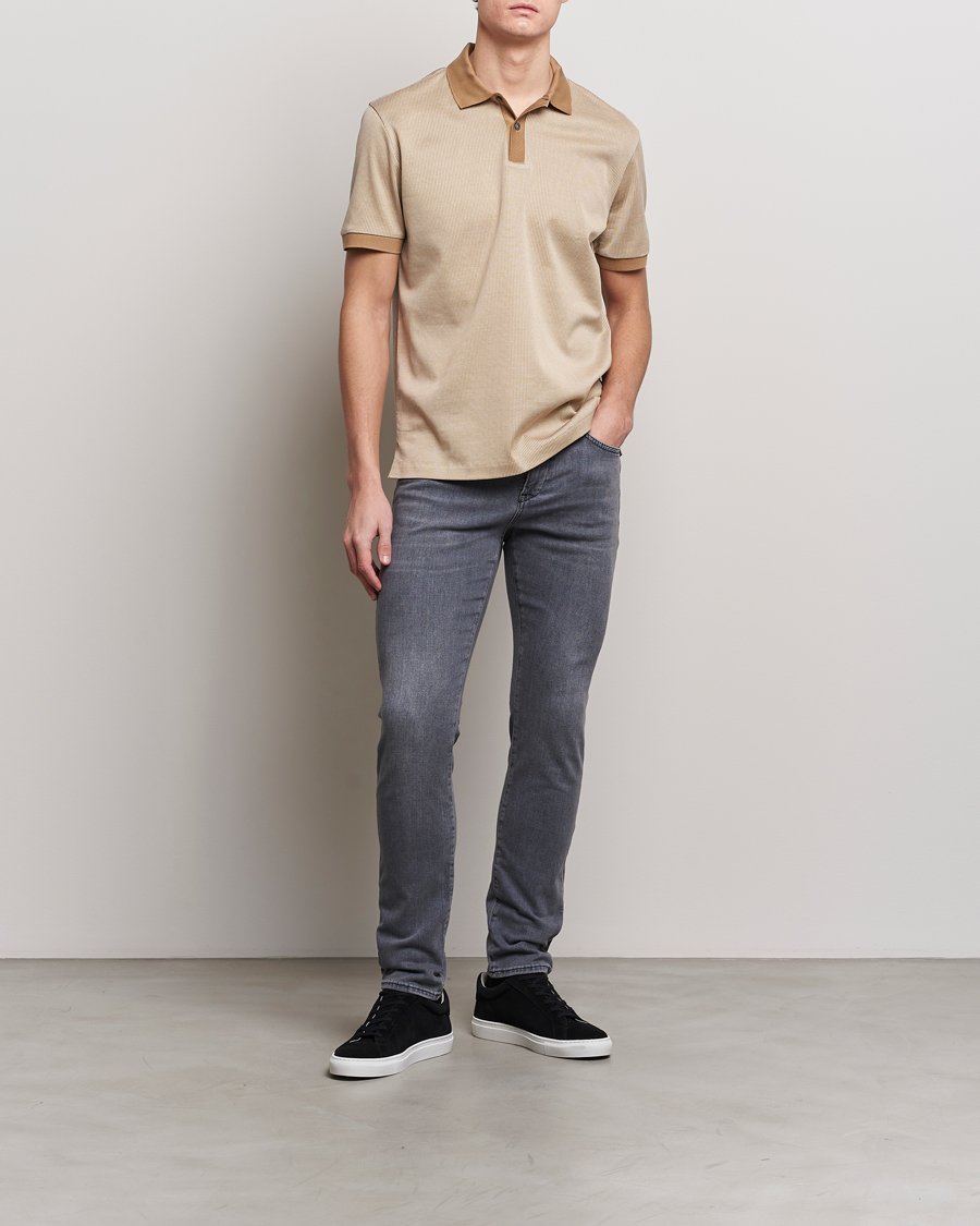 Hombres | Polos | BOSS BLACK | Parlay Jersey Piké Medium Beige