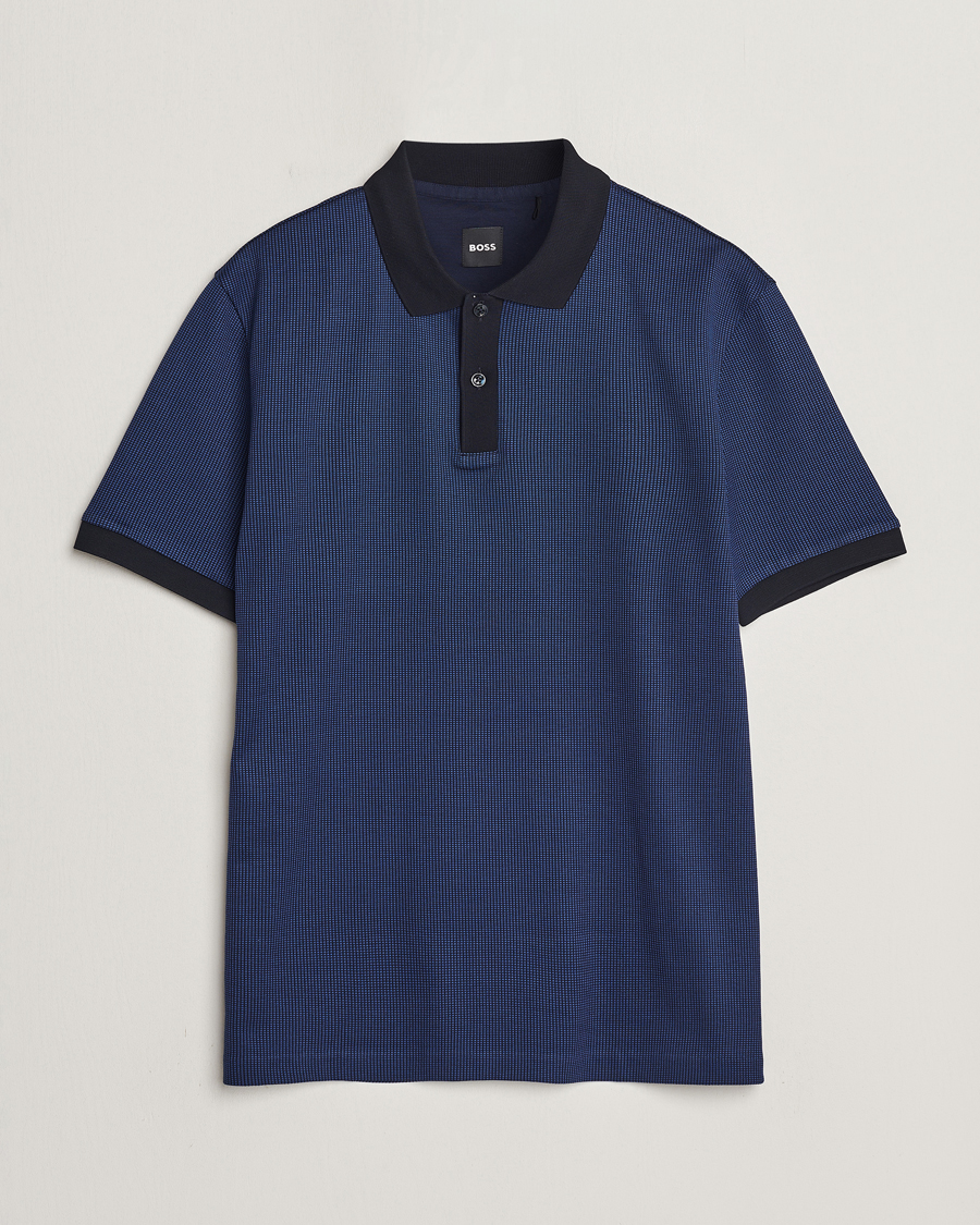 Hombres | Polos | BOSS BLACK | Parlay Jersey Piké Dark Blue