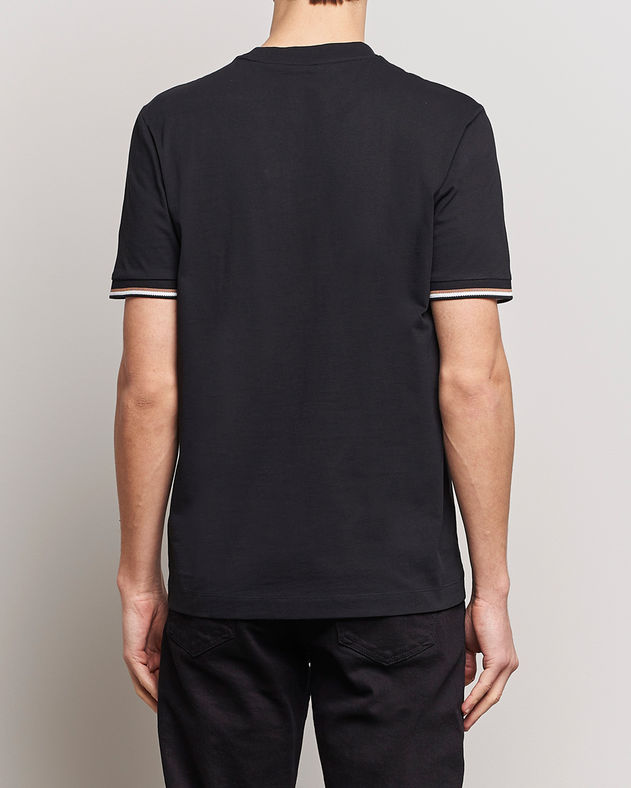 Hombres | Camisetas | BOSS BLACK | Thompson Tipped Crew Neck T-Shirt Black