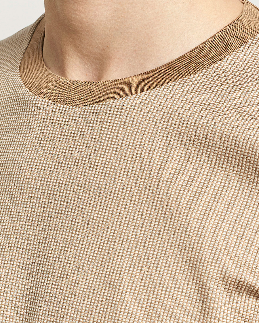 Hombres | Camisetas | BOSS BLACK | Tiburt Crew Neck T-Shirt Medium Beige