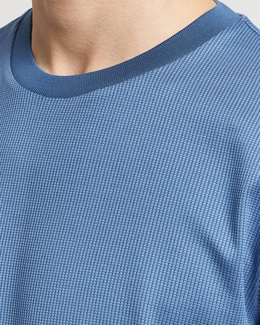 Hombres | Camisetas | BOSS BLACK | Tiburt Crew Neck T-Shirt Open Blue