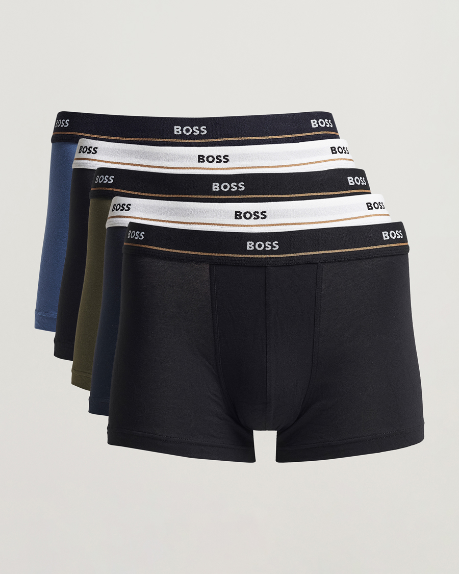 Hombres | Ropa interior y calcetines | BOSS BLACK | 5-Pack Trunk Black/Blue/Green