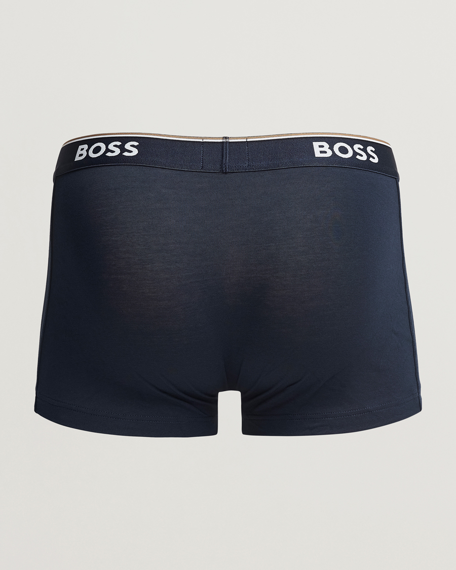 Hombres | Ropa interior y calcetines | BOSS BLACK | 3-Pack Trunk Black/Blue