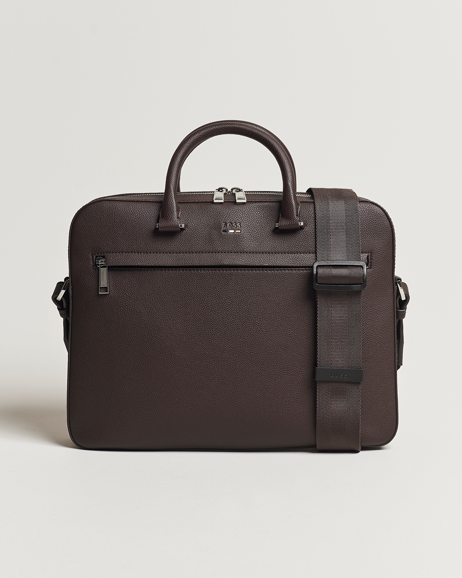 Hombres | BOSS BLACK Ray Document Case Dark Brown | BOSS BLACK | Ray Document Case Dark Brown