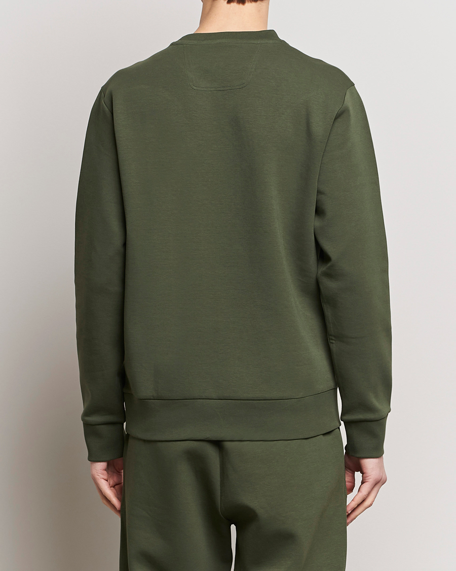 Hombres | Jerséis y prendas de punto | BOSS GREEN | Salbo Logo Sweatshirt Open Green