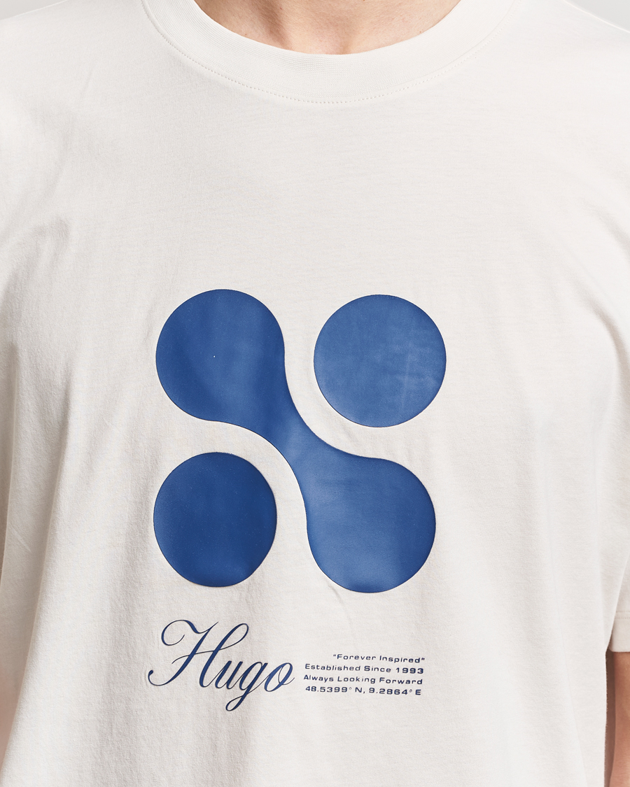 Hombres | Camisetas | HUGO | Dooling Logo T-Shirt Open White