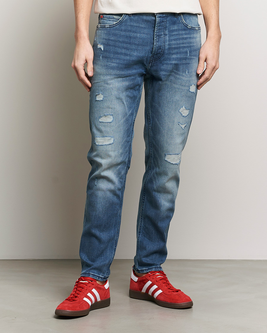 Hombres |  | HUGO | 634 Tapered Fit Stretch Jeans Bright Blue