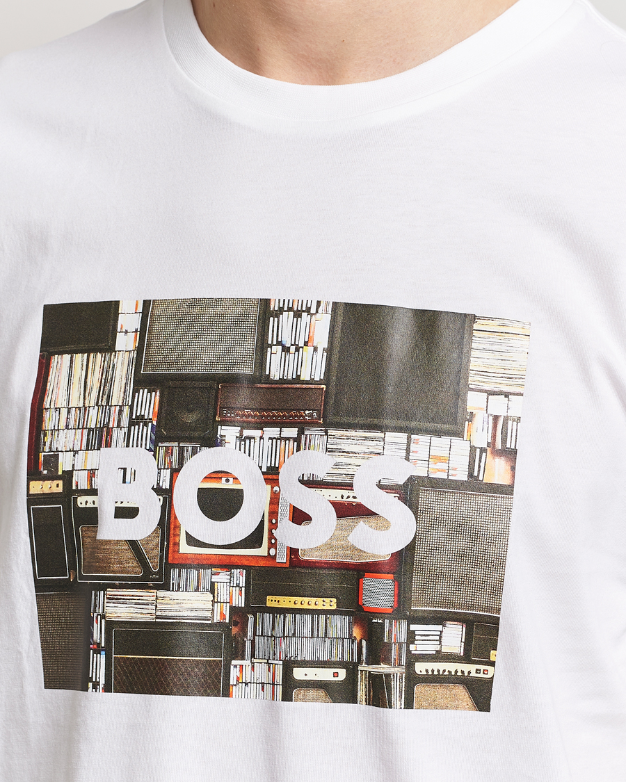 Hombres | Camisetas | BOSS ORANGE | Heavy Logo T-Shirt White