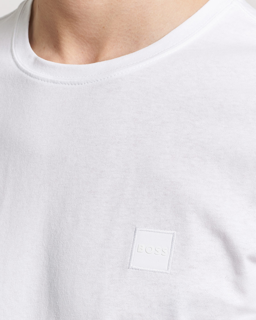 Hombres | Camisetas | BOSS ORANGE | Tales Logo Crew Neck T-Shirt White