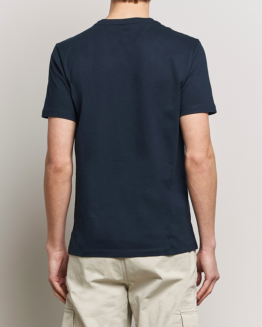 Hombres | Camisetas | BOSS ORANGE | Tales Logo Crew Neck T-Shirt Dark Blue
