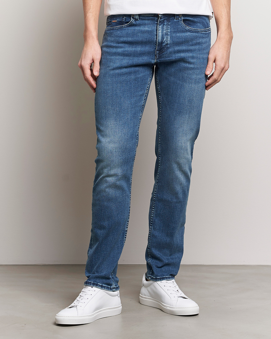 Hombres | Slim fit | BOSS ORANGE | Delaware Slim Fit Stretch Jeans Bright Blue