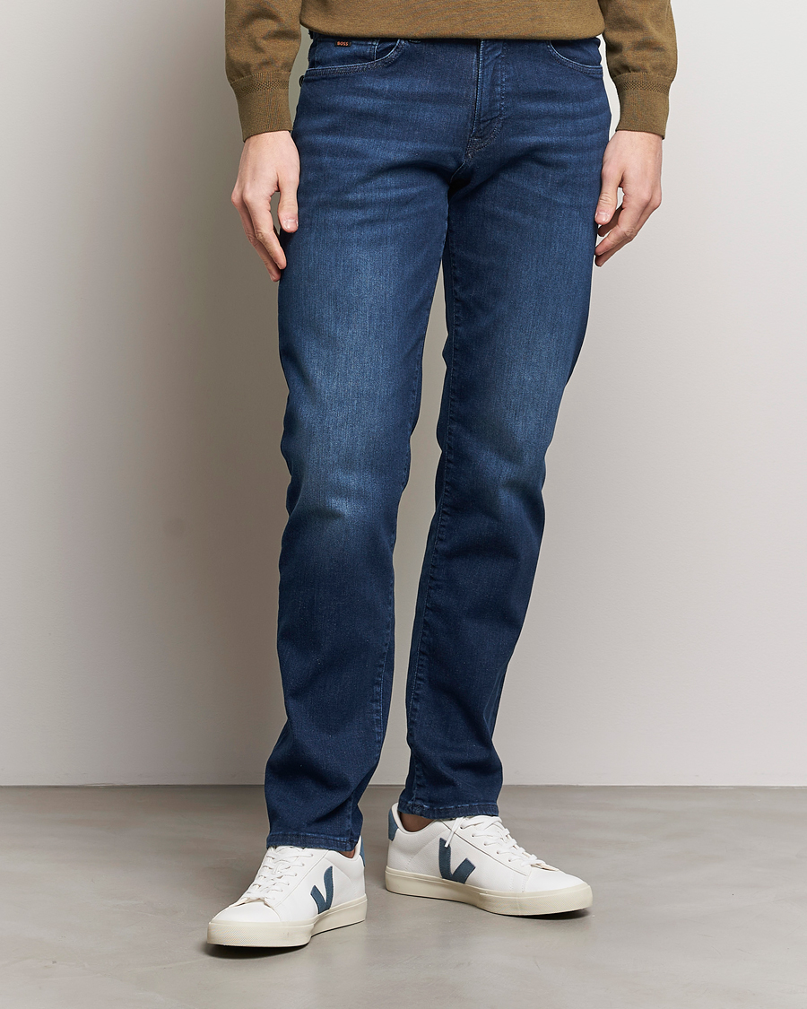 Hombres | Vaqueros azules | BOSS ORANGE | Re.Maine Regular Fit Stretch Jeans Blue