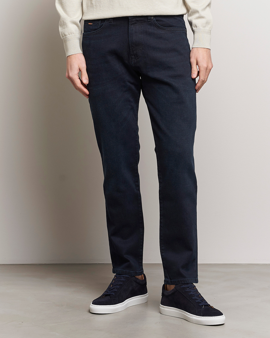 Hombres | Vaqueros | BOSS ORANGE | Re.Maine Regular Fit Stretch Jeans Dark Blue