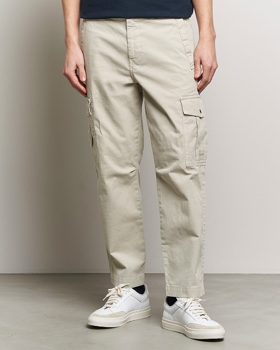 Hombres | Pantalones cargo | BOSS ORANGE | Sisla 5-Pocket Cargo Pants Light Beige