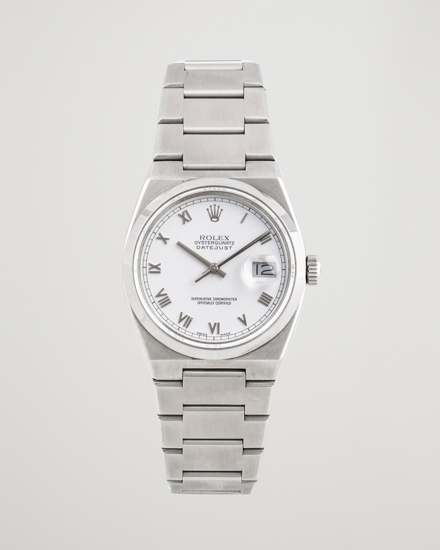 Hombres | Rolex Pre-Owned Oysterquartz 17000 Silver | Rolex Pre-Owned | Oysterquartz 17000 Silver