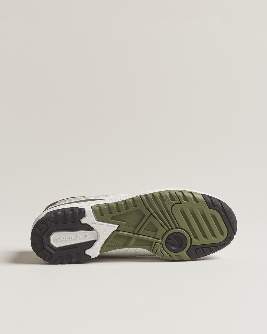 Hombres | New Balance 550 Sneakers White/Green | New Balance | 550 Sneakers White/Green