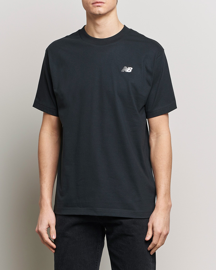 Hombres | Ropa | New Balance | Essentials Cotton T-Shirt Black