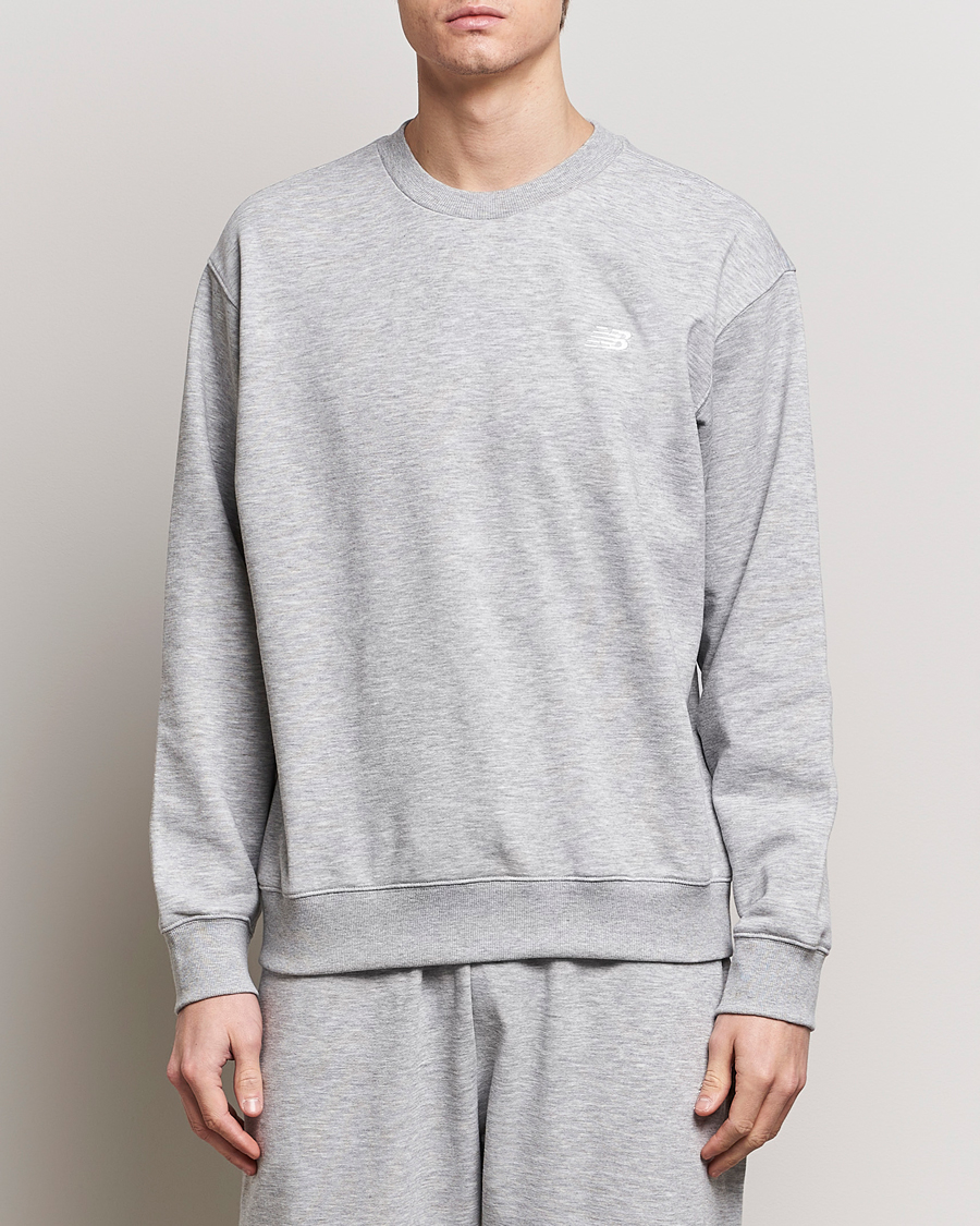Hombres | Sudaderas grises | New Balance | Essentials French Terry Sweatshirt Athletic Grey