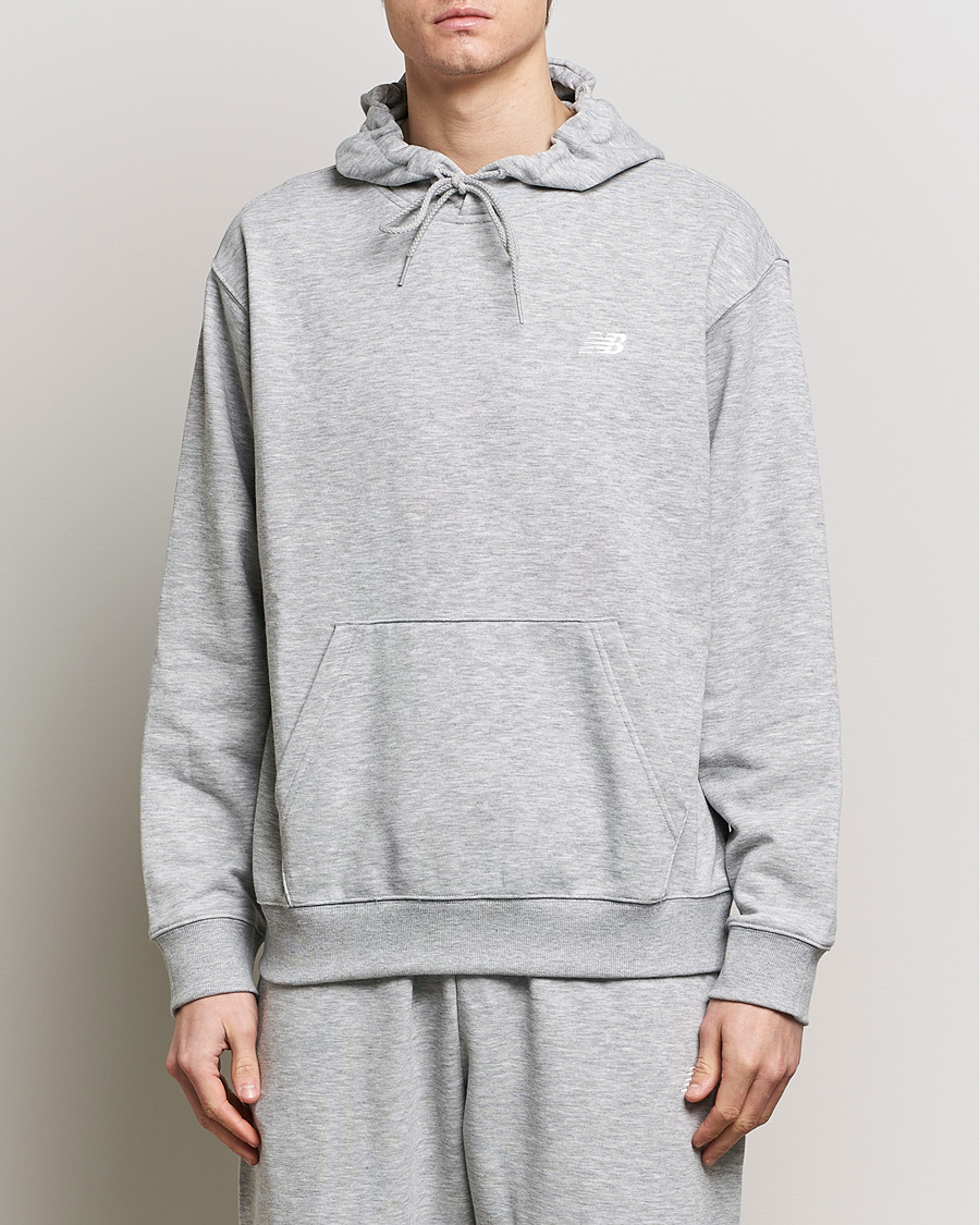 Hombres | Jerséis y prendas de punto | New Balance | Essentials French Terry Hoodie Athletic Grey