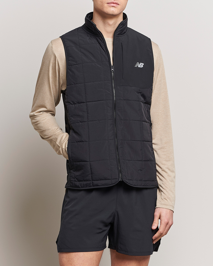 Hombres | Abrigos y chaquetas | New Balance Running | Athletics Heat Layer Run Vest Black