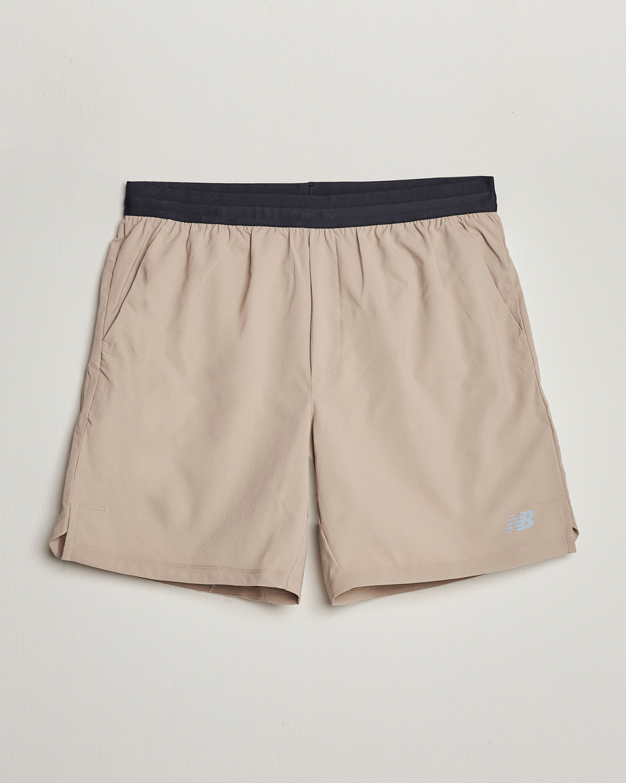 Hombres | Pantalones cortos | New Balance Running | Seamless Shorts 7 Lined Stoneware