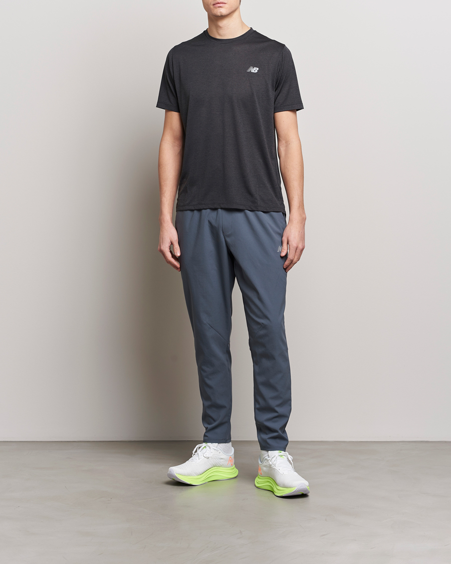 Hombres | Pantalones | New Balance Running | Stretch Woven Pants Graphite